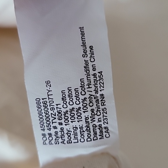 Aritzia stripped canvas tote NWT Beach Boho  Coastal - Picture 8 of 8